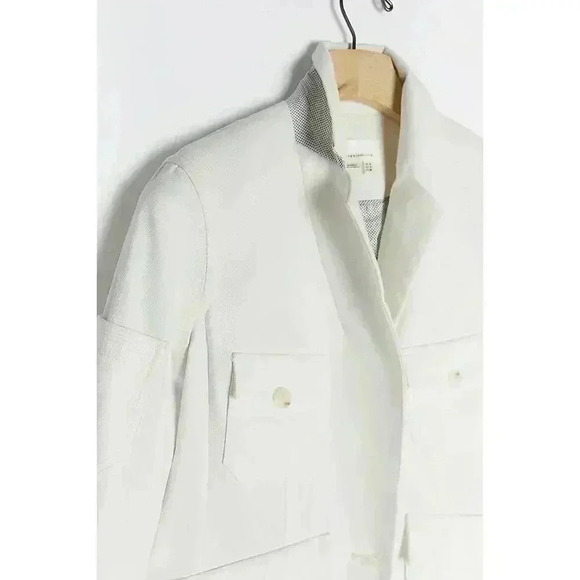 Anthropologie Neve Utility Jacket White Size 8 - Picture 3 of 16